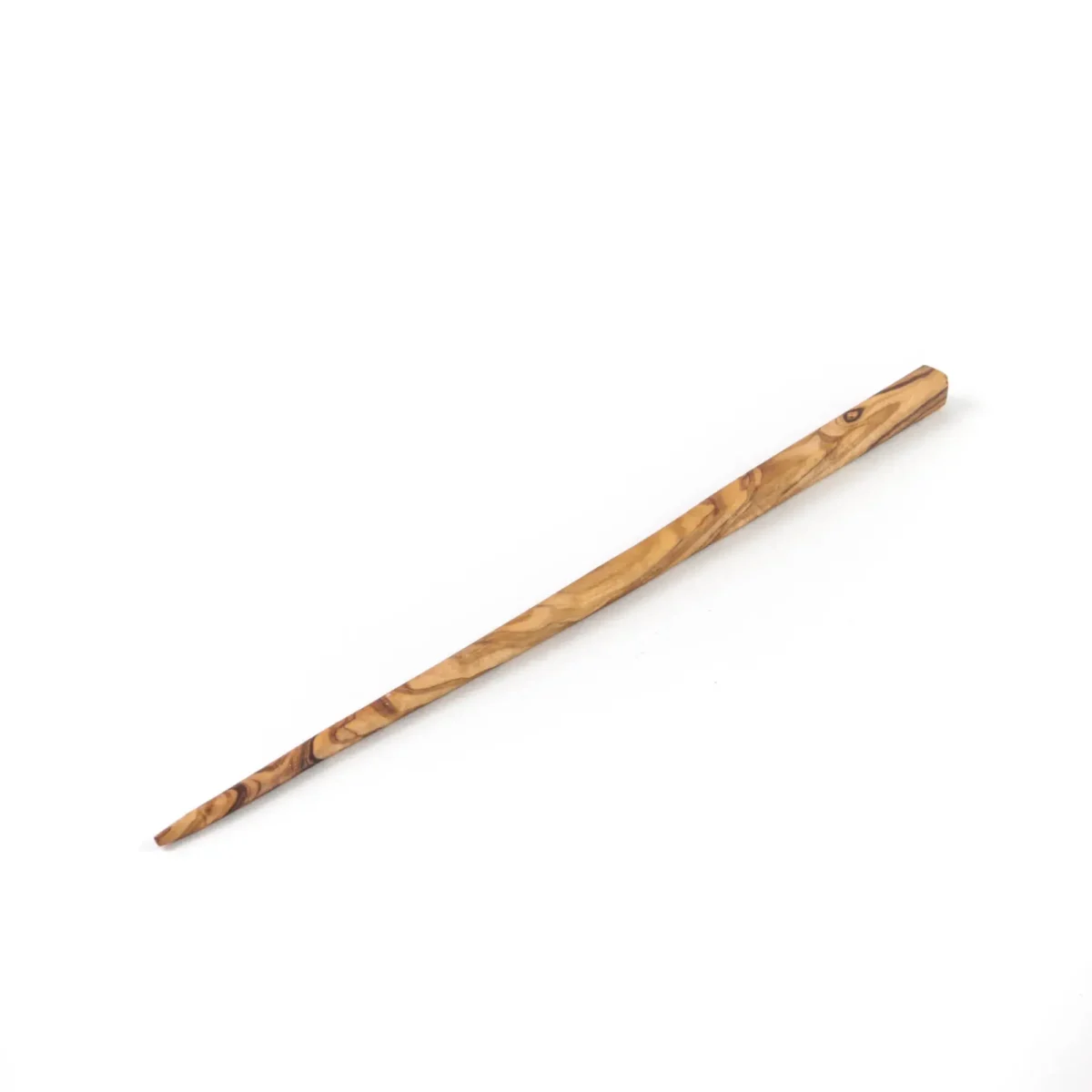 Handcrafted Olive Wood Hairpin for Long Hair & Buns - Image 2