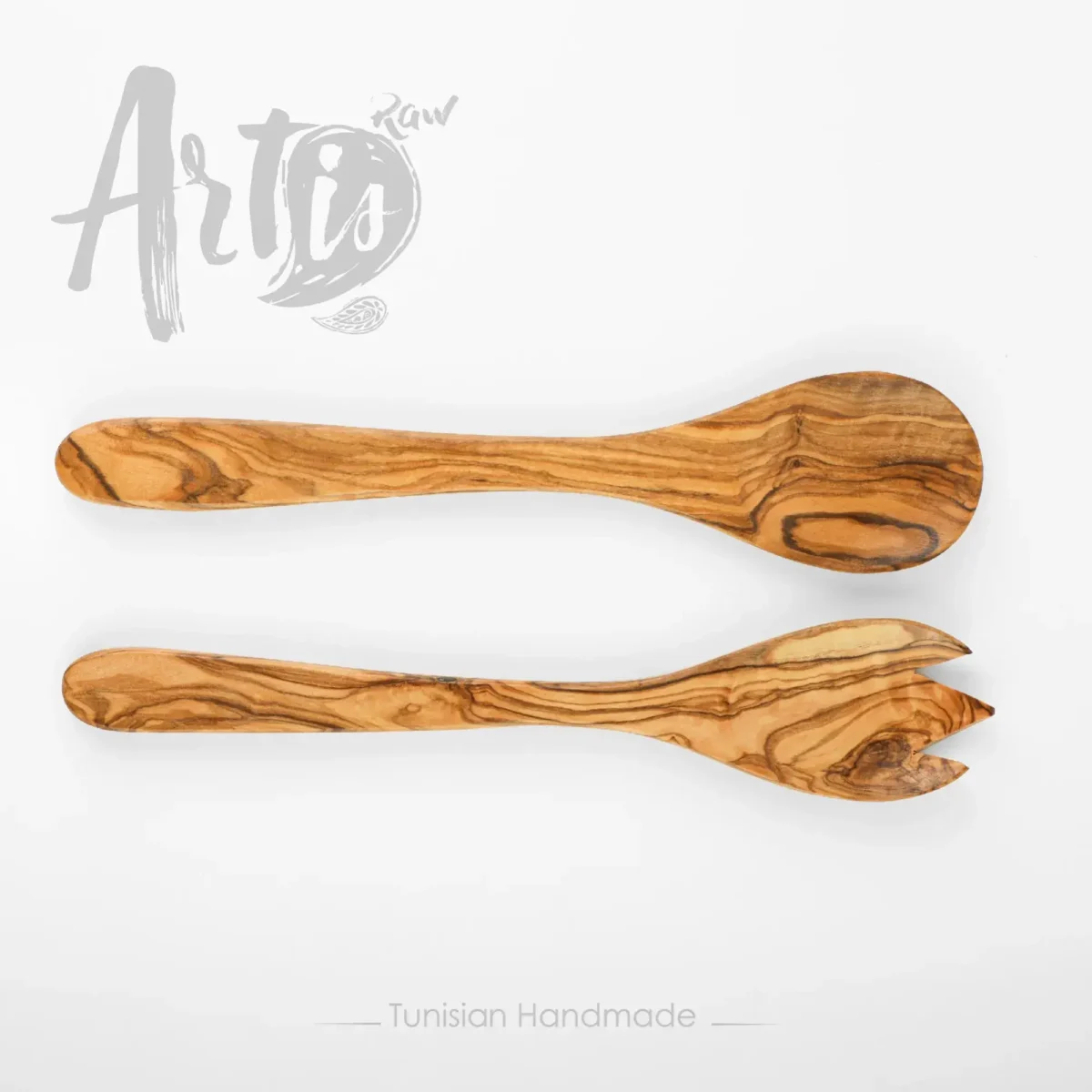 Salad Spoon Olive Wood - Image 1