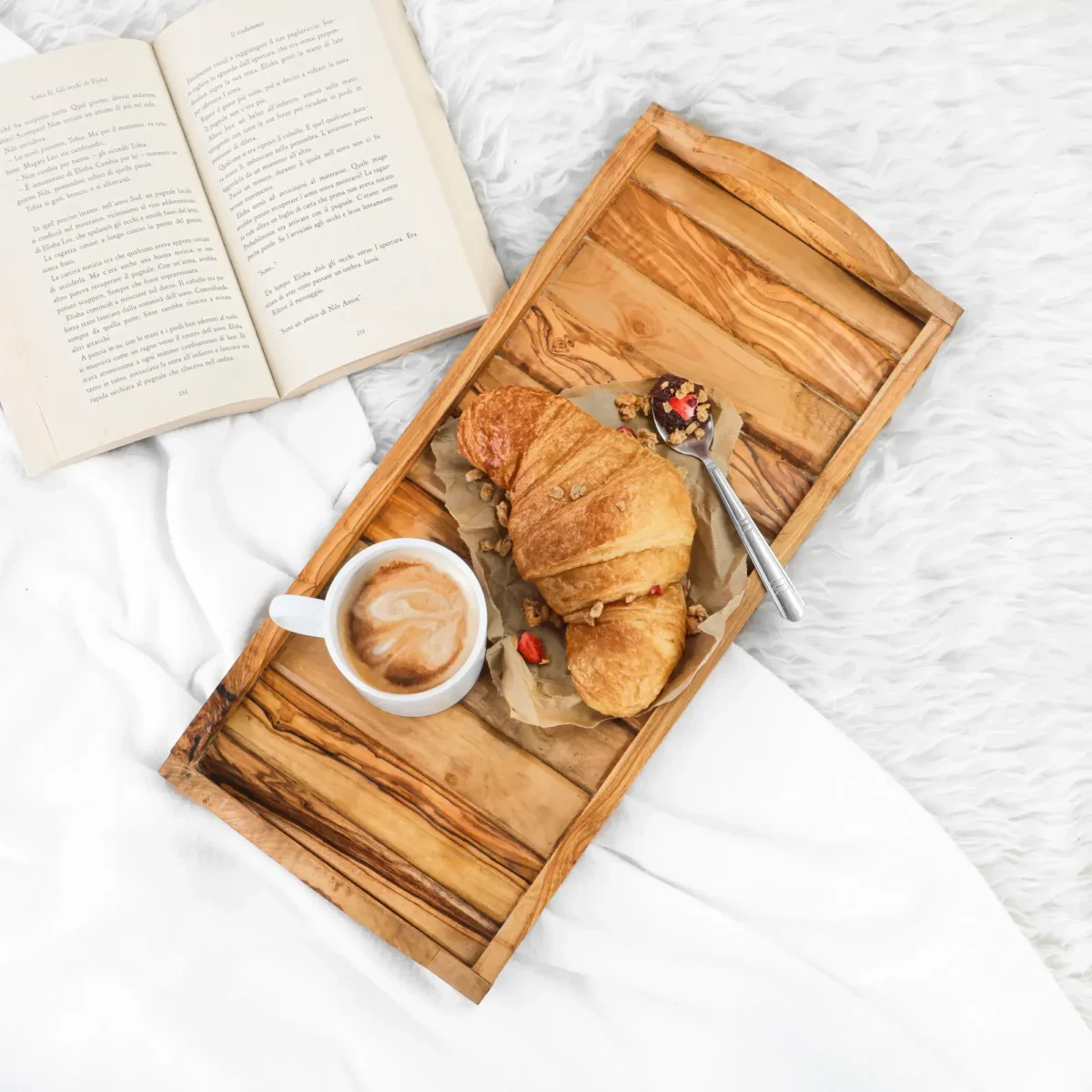 SERVING TRAY WITH ROUND HANDLES - Image 2